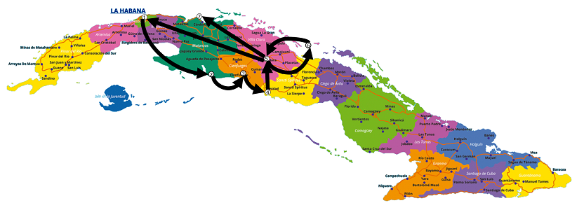 circuito cuba mar naturaleza historia